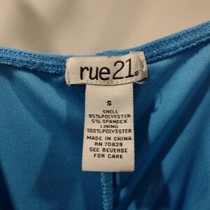 Small blue, rouched dress from Rue21
